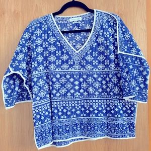 Isabel Marant Etoile Blue Summer Top